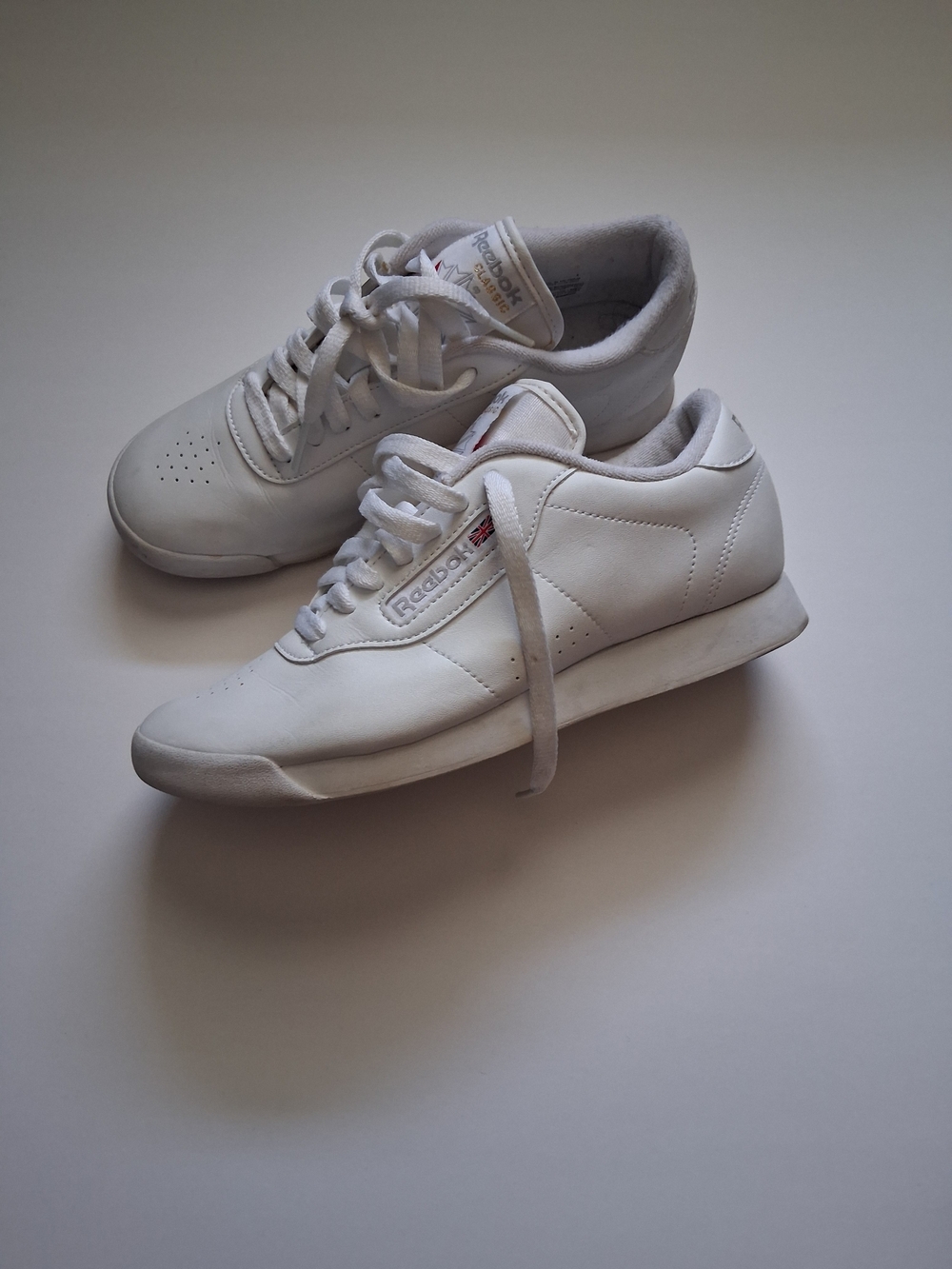 Reebok White Athletic Shoes